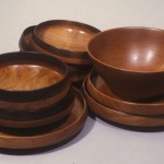 RT Leverich Turned Bowls c1992